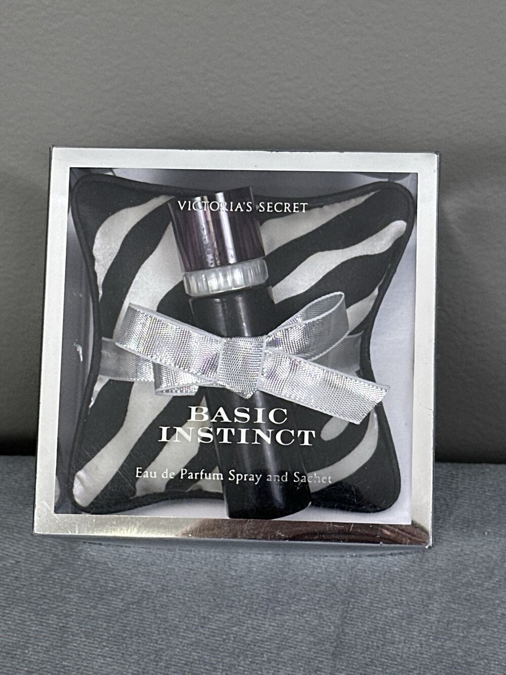 Victoria's Secret Basic Instinct Gift Set EDP Spray & Sachet NIB Discontinued